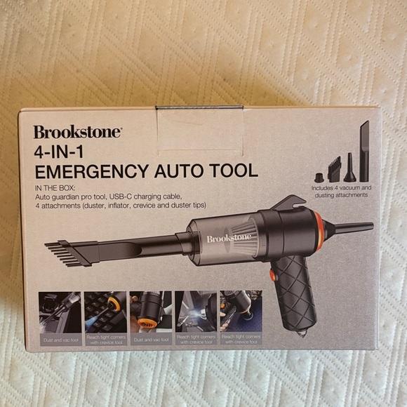 Brookstone Other - NEW! Brookstone 4 in 1 Auto Cleaning Tool
